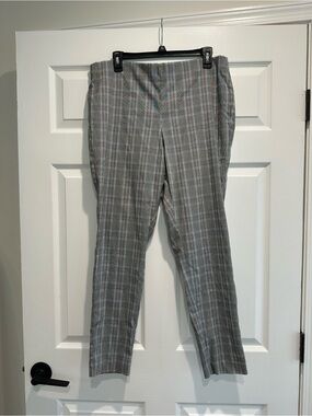 Plaid work pants